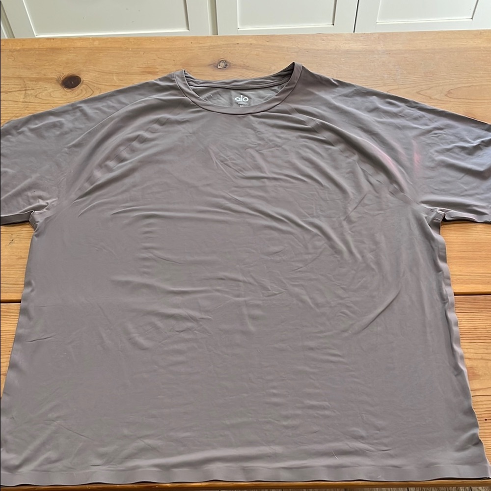 NWOT Men's Gray Purple Alo Yoga Shirt